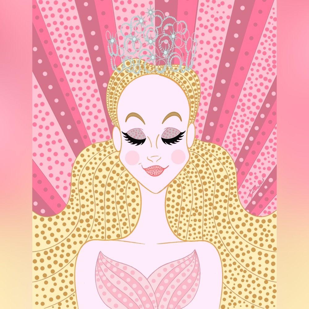 Wicked Galinda Art Print 8.5 x 11”